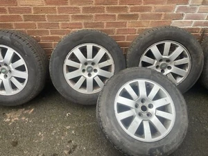 LAND ROVER DISCOVERY 3 L319 SET OF 5 18'' ALLOY WHEELS WITH TYRES - Picture 1 of 11