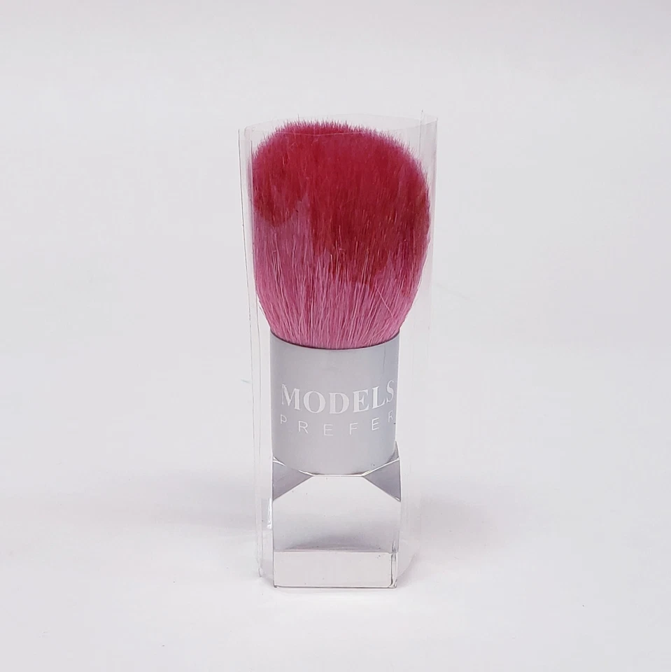 Models Prefer Pretty in Pink Face Powder Blush Bronzer Makeup Brush - 3.5" - New - Image 1 of 3