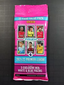 CONFEZIONE VALORE 2021-22 PANINI PRIZM PREMIER LEAGUE CALCIO SIGILLATA. PRIZM RWB - Foto 1 di 2