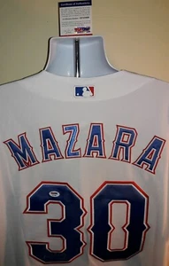Nomar Mazara Signed Autographed Texas Rangers Majestic Jersey PSA/DNA Certified - Picture 1 of 4