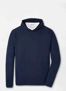 PETER MILLAR CROWN SPORT PERFORMANCE HOODIE NAVY SMALL MEOEK45EK45 - Picture 1 of 4