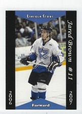 2006-07 Lincoln Stars (USHL) Jared Brown (UTE)