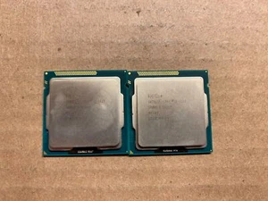 LOT OF 2 INTEL CORE I3-3225 SR0RF 3.30GHZ DUAL CORE DESKTOP PROCESSOR W6-2(24) - Picture 1 of 6