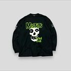 Vintage 90s Misfits Fiend Club Long Sleeve Band T Shirt Black XL