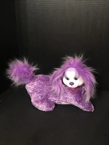 Purple Glitter Puppy Surprise With Two Babies. Mother Does Not Have A Bow - Picture 1 of 10