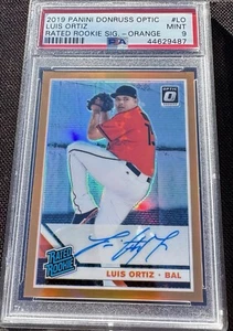 LUIS ORTIZ 2019 PANINI OPTIC RR RC AUTO #LO PSA 9 MINT! ๐ RANGERS ๐ - Picture 1 of 2