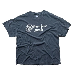 Vintage Superjoint Ritual use once and destroy metal black tee 2XL XXL - Picture 1 of 8