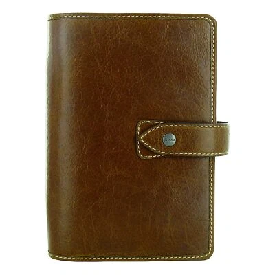 Filofax 2025-2026 Malden Personal Organizer Leather Ochre Paper Size 6.75 x 3.75 - Image 1 of 4