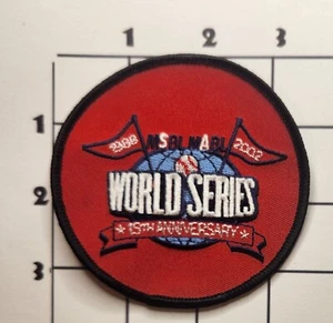 2002 MSBL MABL Men's Baseball World Series Patch Sew On Embroidered Arizona - Picture 1 of 1