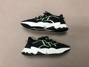 ADIDAS OZWEEGO MENS BLACK, RED & GREEN STRIPE SNEAKERS SHOES SIZE 11 EE7002 NEW - Picture 1 of 6