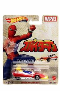 2021 Hot Wheels Replica Entertainment Marvel Spider-Man Spider Machine GP-7