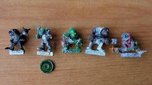 5x Duende C12 Kevin Adams Duendes Mazas Orcos Ciudadela Miniaturas Plomo Metal Fuera de Stock - Imagen 1 de 2
