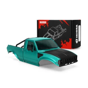 INJORA Body Shell, Bed Rack for SCX24 C10 Bronco Jeep Wrangler Base Camp 4Runner - Picture 1 of 48