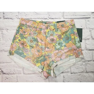 NEW Wild Fable Multi-Floral Highest Rise Cheeky Shorts, Size 6/28 Waist - Picture 1 of 5