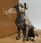 Jack Russell Terrier ornament Leonardo Bronzed range figurine quality gift box