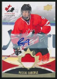 2016-17 UD Team Canada Juniors Gold Patch Pascal Laberge Patch 12/199 #129 - Bild 1 von 2