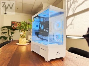 Liquid Cooled Gaming PC i7-9700K RTX 4060 64GB DDR4 2TB SSD +2TB HDD Win11 WiFi - Picture 1 of 16