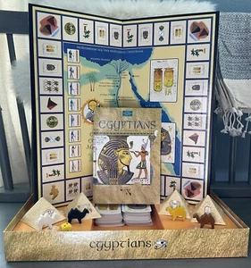 2001 Egyptians Board Game by The Green Board Game Co. Complete Homeschool - Picture 1 of 10