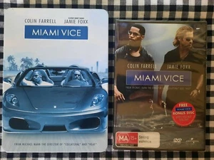 New MIAMI VICE MOVIE Collectors Tin Jamie Foxx Dvd Colin Farrell Miami Vice - Picture 1 of 1