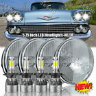 Fit Chevy Impala El Camino 4Pcs 5.75" 5 3/4" Led Headlights Hi-Lo Sealed Beam