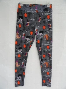 Time And Tru Halloween Leggings High Rise Full Length Soft Dogs Women's Medium - Picture 1 of 5