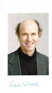 FRANK WILZCZEK SIGNED PHOTO INCH AMERICAN GERMAN BIOLOGIST CLEARANCE SALE - Picture 1 of 2