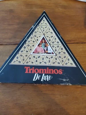 Goliath Triominos De Luxe Quality Solid Tiles Multilingual Instructions England  - Image 1 of 4