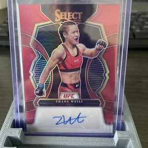 ZHANG WEILI AUTO UFC SELECT 2023 RED /99 - Picture 1 of 2