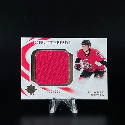 Jared Cowen 2010-11 Ultimate Collection Debut Threads Jersey #DT-JC /200 LOOK!! - Image 1 of 2