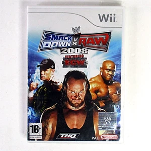 WWE Smackdown vs RAW 2008 (Nintendo Wii, 2009 THQ) PAL Neu & Sealed - Bild 1 von 3