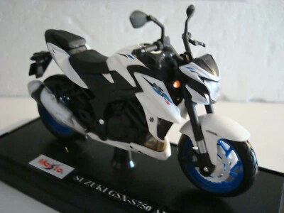 Suzuki GSX - S 750 ABS Weiss  1:18 Maisto - Bild 1 von 3