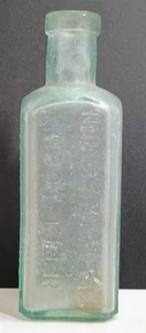 Vintage geprägte Charles E Hires Co Root Bier Konzentrat Glasflasche - Bild 1 von 6