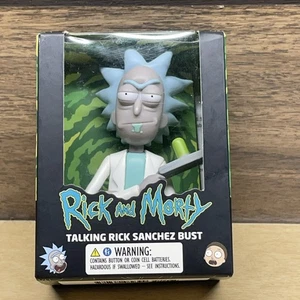 New Rick and Morty Talking Rick Sanchez Bust And Mini Book by Running Press 2023 - Bild 1 von 7