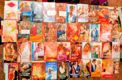 Lot de 68 livres collection Harlequin  : série Club, Azur, Horizon, etc - Photo 1/2