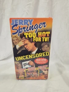 Jerry Springer - Zu heiß für TV! Uncensored Deluxe Edition VHS 1998  - Bild 1 von 7