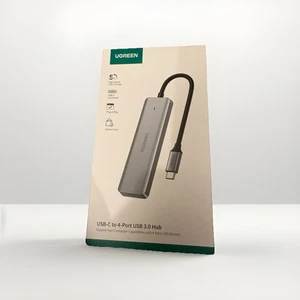 UGREEN USB-C Hub mit 4 Ports USB 3.0 OTG Adapter, Neu (22) - Bild 1 von 1