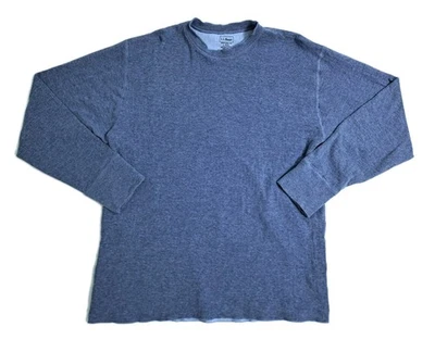 Camisa LL Bean Dos Capas River Driver Lana Nylon Algodón Azul Para Hombres Grande 237757 Foto 1 de 4