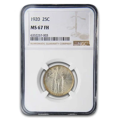 1920 Standing Liberty Quarter MS-67 NGC (FH) - Image 1 of 3