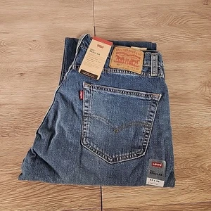 Men’s Levi Strauss 505 Regular Eco Ease Jeans- 33X32 Straight Leg - Picture 1 of 5