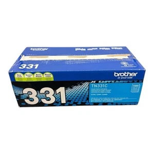 Genuine Brother TN-331C Cyan Toner Cartridge – Open Box, Sealed Inner Pouch - Picture 1 of 7