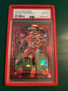 2020 Panini Prizm #124 Red Ice Patrick Mahomes III PSA 10  - Picture 1 of 4