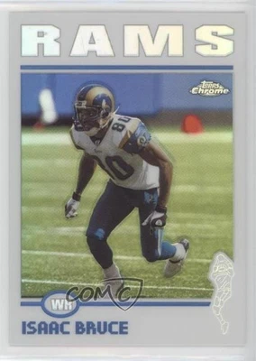 2004 Topps Chrome Refractor Isaac Bruce #66 HOF - Image 1 of 2