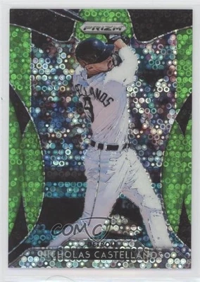 2019 Panini Prizm Lime Green Donut Circle /199 Nick Castellanos Nicholas #93 - Image 1 of 2