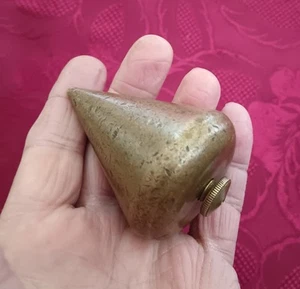 ANTIQUE LARGE HEAVY BRASS PLUMB BOB. - Picture 1 of 5