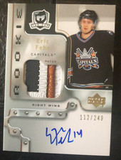Upper Deck The Cup 06/07 Rookies Autograph Patches 168 ERIC FEHR (RC) #'d /249