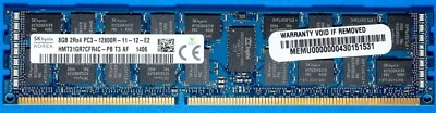 SK HYNIX 8 GB 2RX4 PC3 12800R Registered Server RAM M393B1K70DH0 - Image 1 of 2