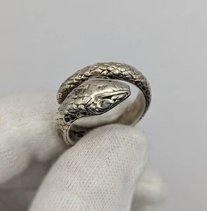 Thomas Sabo 925 Silber Ring Schlange Schmuck Schlangenring mit Edelstein - Bild 1 von 1