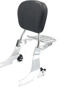 Detachable Passenger Sissy Bar Backrest with Luggage Rack Sportster XL883 04-16 - Picture 1 of 1