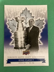 King Clancy 2017 Toronto Maple Leafs Centennial #45 - Picture 1 of 2