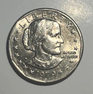1979 SUSAN B ANTHONY DOLLAR RARE F G MARKINGS SELLING CHEAPER THAN ANY OTHER FG - Image 1 of 3